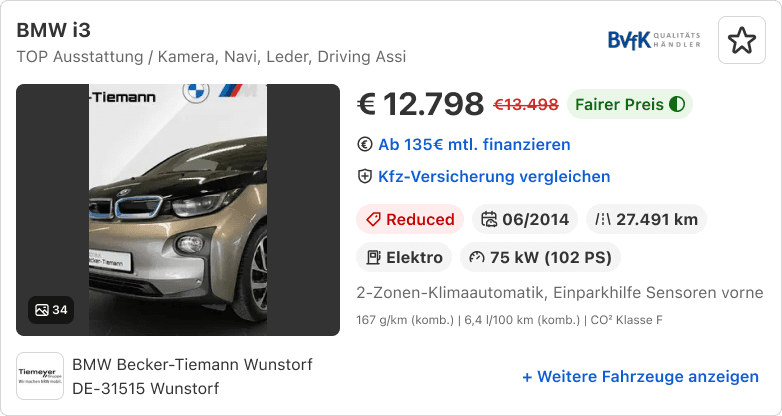 Desktop list card after declutter with clearer hierarchy and simplified information layout.